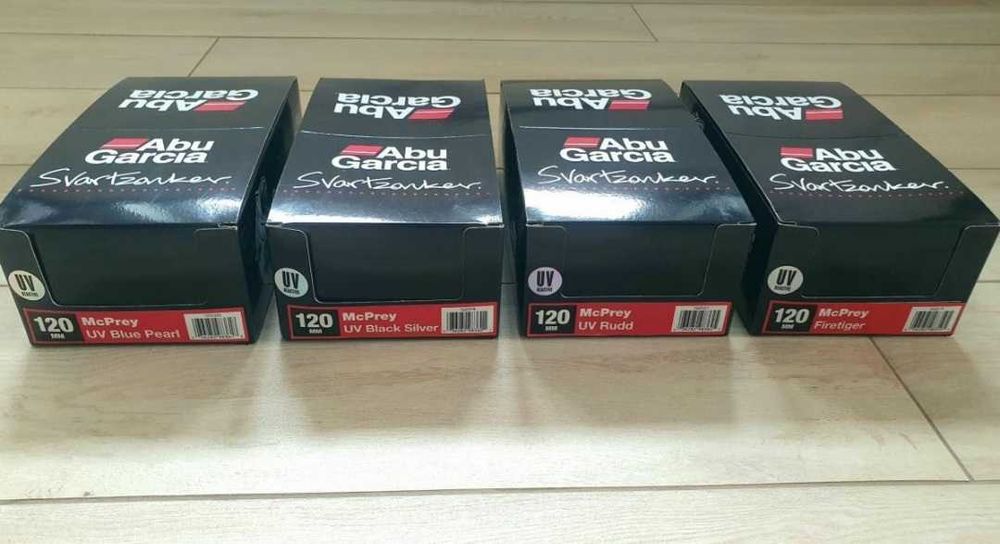 Guma ABU GARCIA Svartzonker McPrey 12cm - Zestaw 16 gum