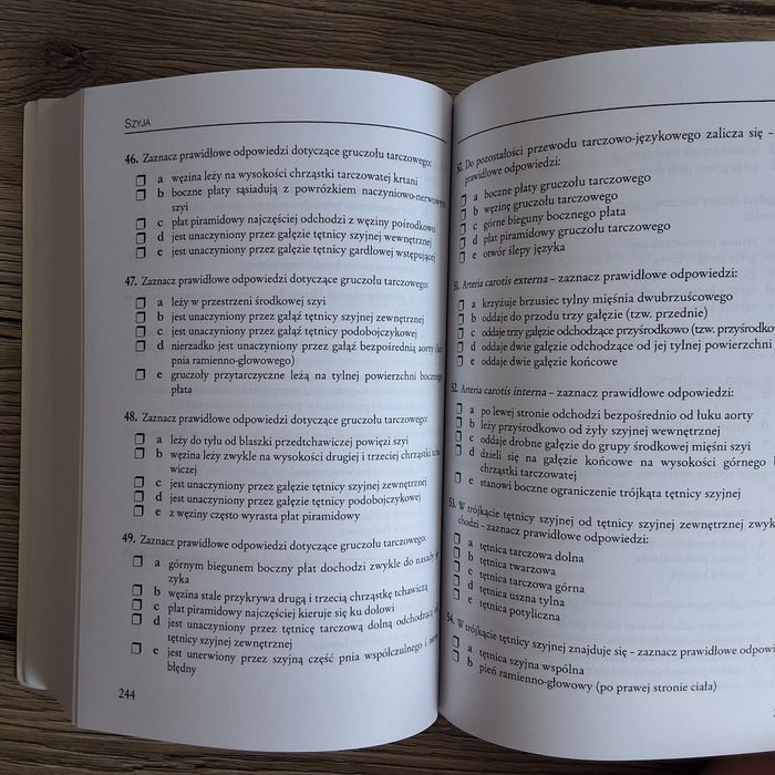 Anatomia człowieka 1500 pytań testowych