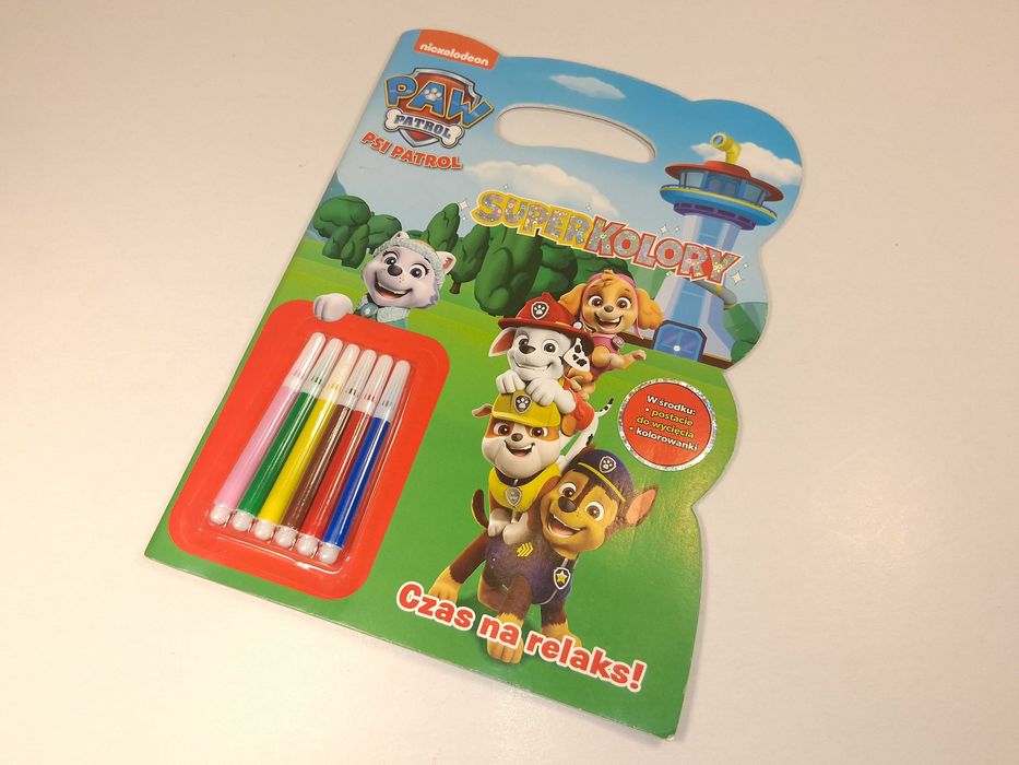 D251 Psi Patrol Kolorowanka Z Flamastrami Super Kolory 32 Strony Nowa