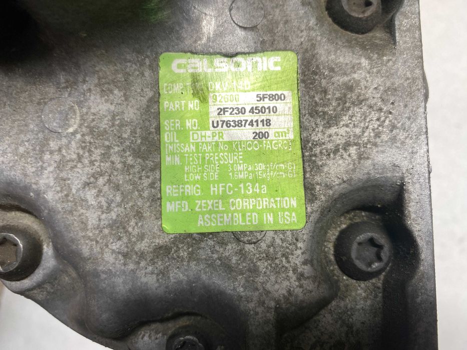 Компресор кондиціонера Nissan Micra K11 (1992-2000 р.в) - 1.0-1.3