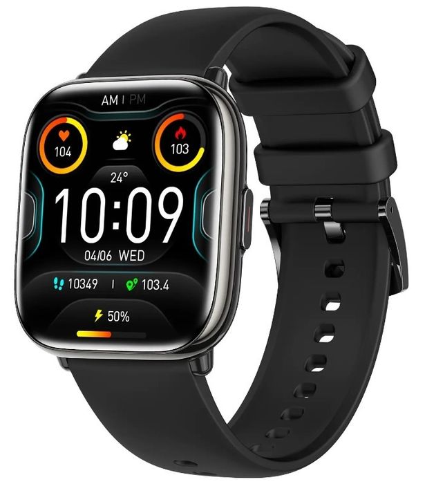 smartwatch damski rubicon rncf31 black
