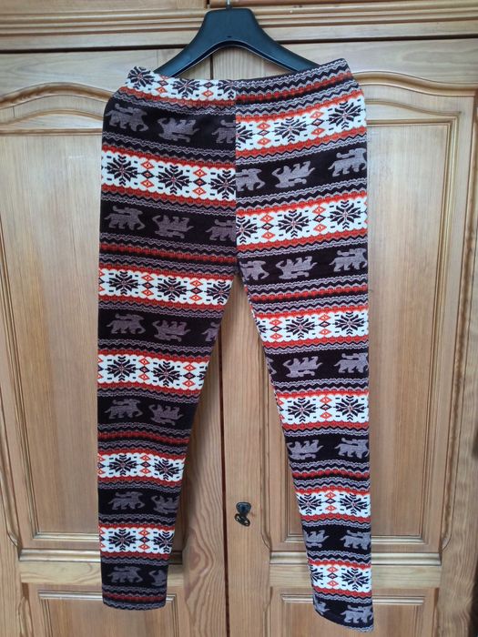 legginsy ocieplane