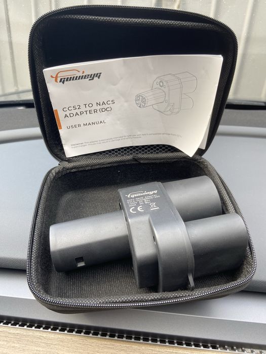 Адаптер зарядки американских авто Tesla Model 3,Y,S,X CCS Combo 2 V3