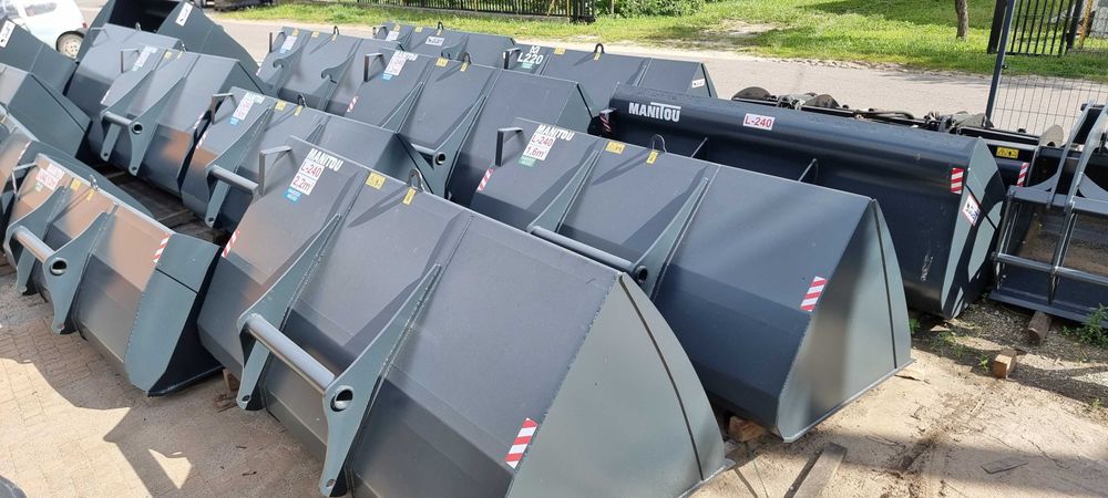 łyżka objętościowa manitou merlo bobcat zboże trociny duża jcb kramer