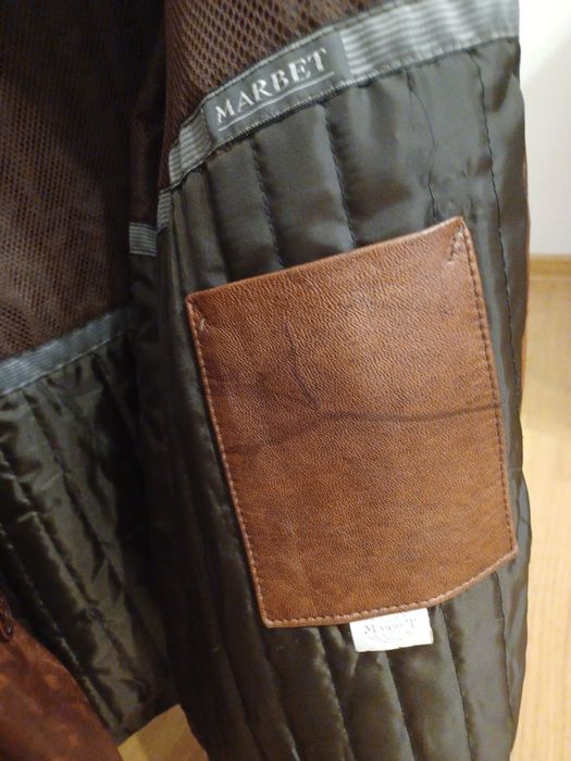 Kurtka Męska Skóra Wysokiej Jakości Marbet Brązowa L Nowa