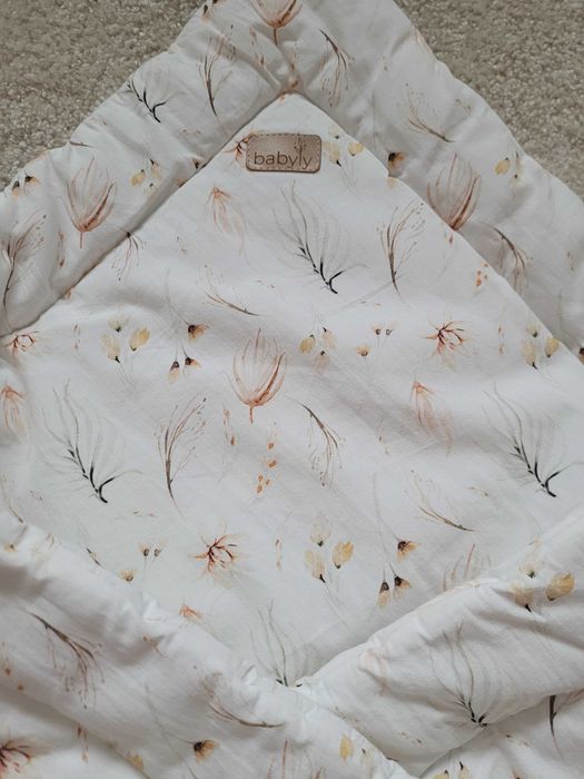 Rożek mata becik boho flower babyly