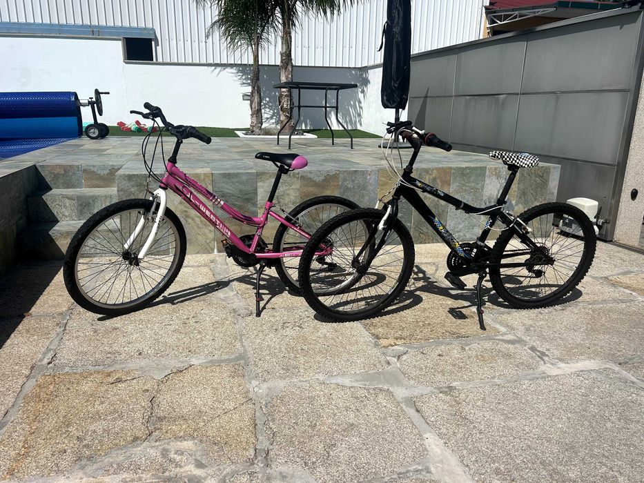 Bicicletas para rapaz e rapariga