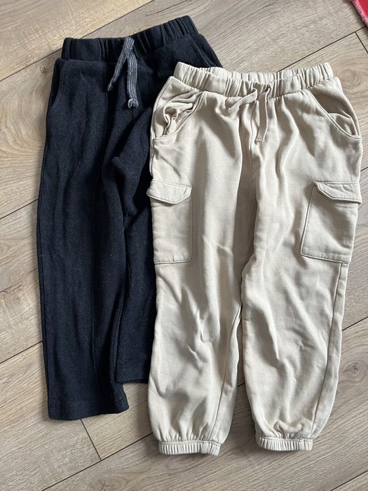 2x spodnie h&m i zara rozmiar 104