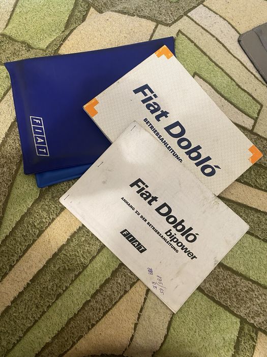 Fiat Doblo книга сервісна.