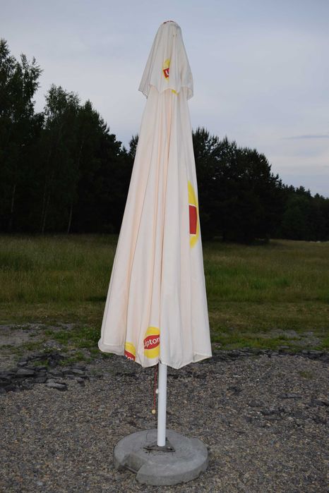 Parasol ogrodowy barowy Nowy materiał 4 m średnica okrągły
