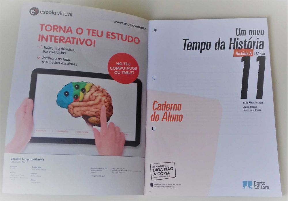 Caderno de atividades de História A - 11.º