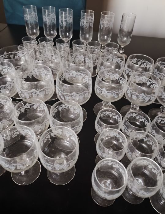 Conjunto de louça vintage Luminarc coleção Sarment