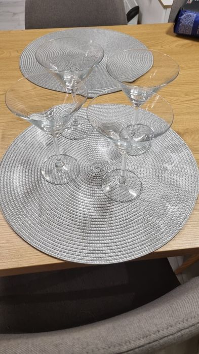 Kieliszki do martini duże komplet 4 sztuki