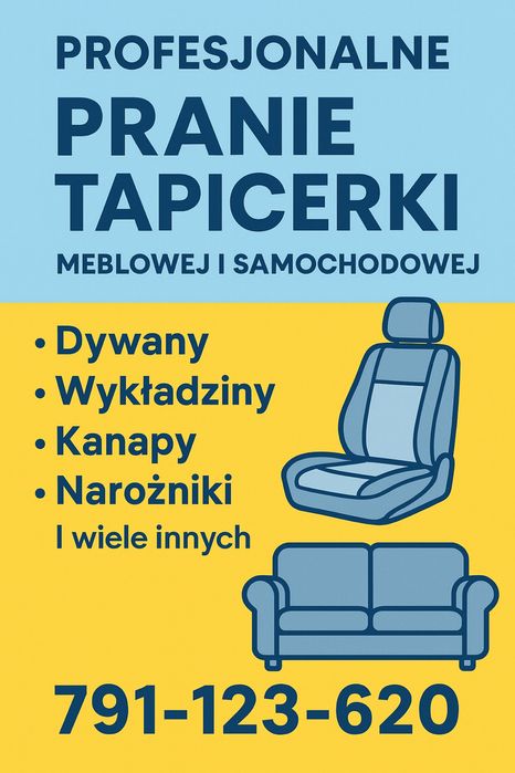 Pranie Tapicerki Meblowej