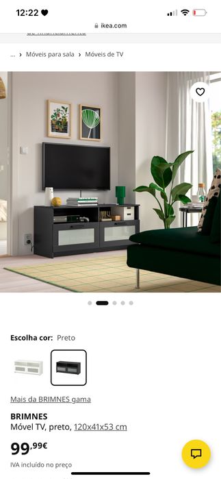 Movel preto para tv
