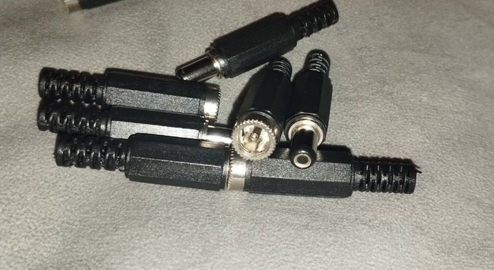 DC конектори, 5 пар 5.5/2.1 або 5.5/2.5