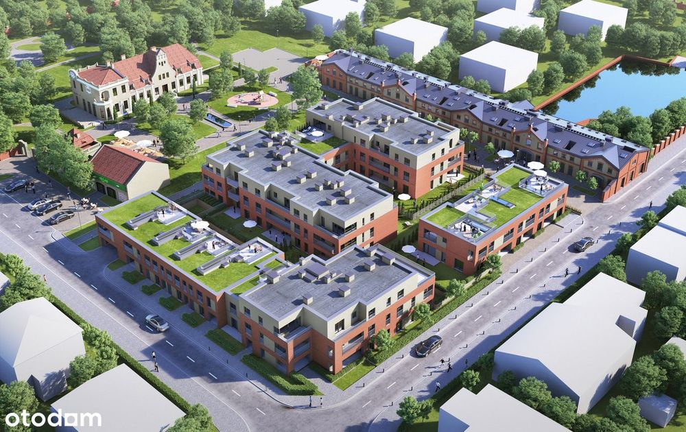 2-pokojowe mieszkanie 45m2 + ogródek