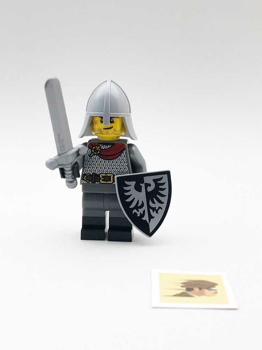 Lego® BAM 2022 Black Falcon Red Knight Minifigura Castelo Cavaleiro