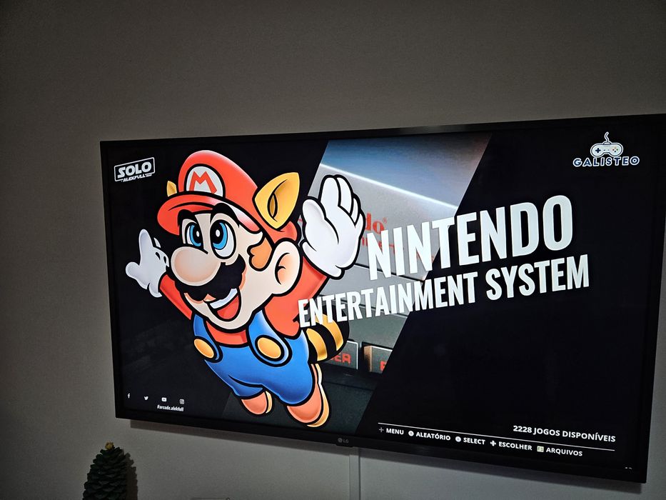 Android box com sistema de jogos retro