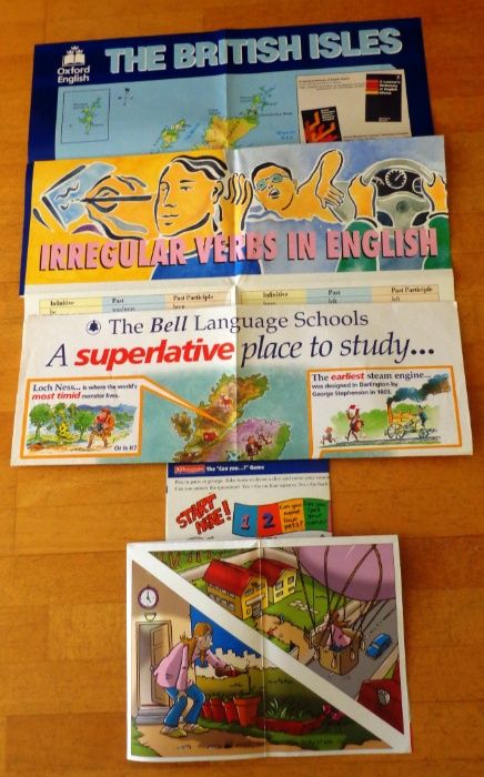 Cartazes Didáticos para Inglês