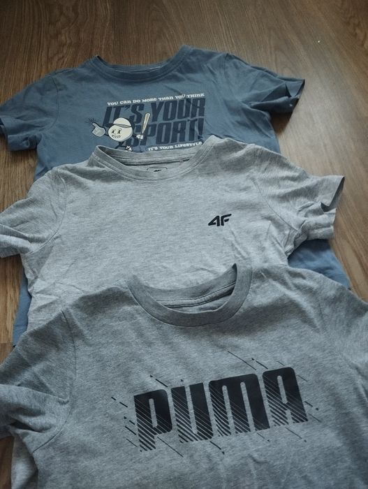 koszulka chłopięca T shirt 134 Puma 4F