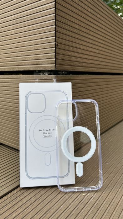 Silikonowe Przezroczyste Etui z magnesami do Iphone’a 13/14