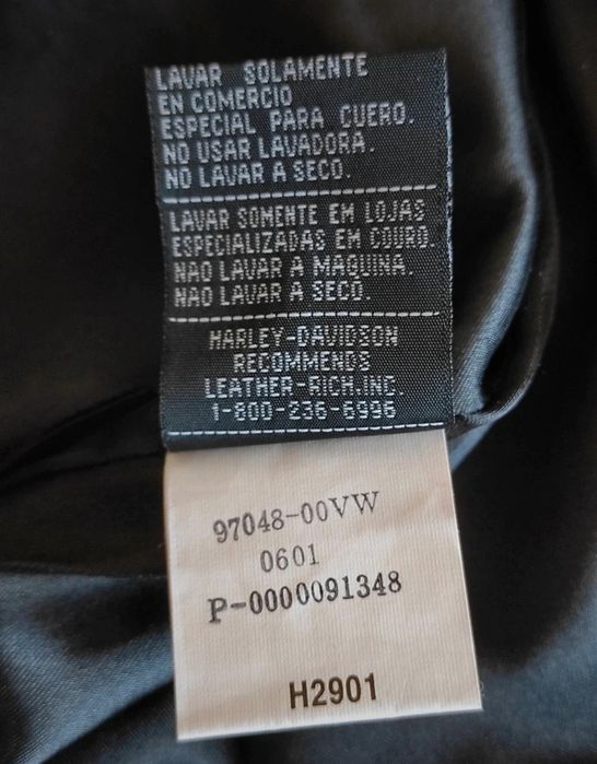 Spodnie skórzane biker damskie Harley Davidson 36 S