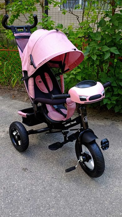 Новый детский велосипед с родительской ручкой Turbo Trike NEW