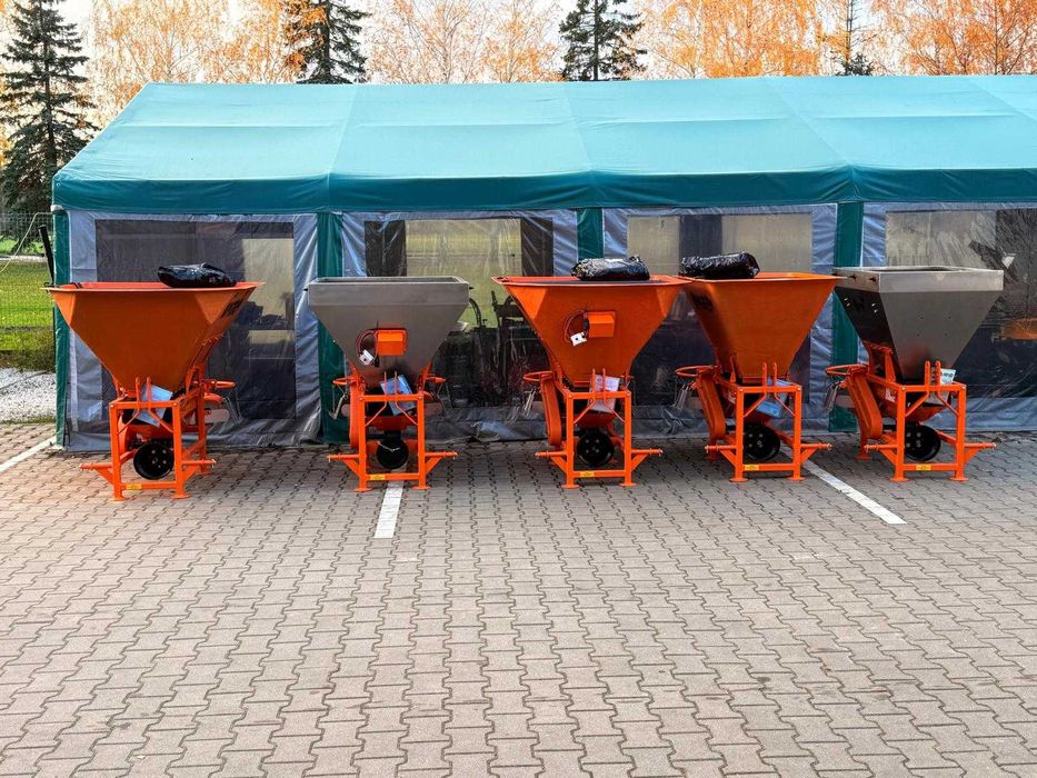 Obsypniki do ciągników na wałek WOM Rozsiewacze komunalne MOTYL