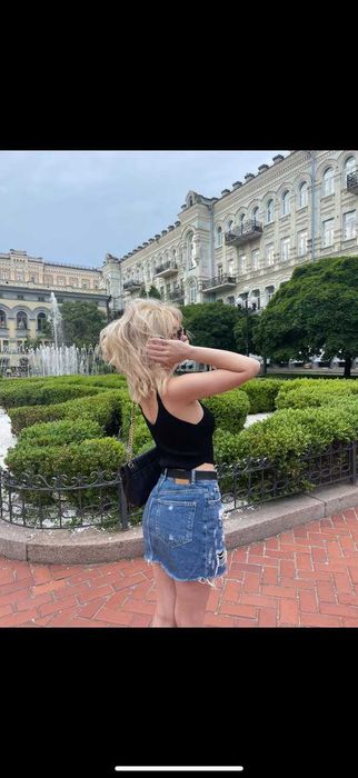 Топ-боді з трикотажу в рубчик, р. XS-M