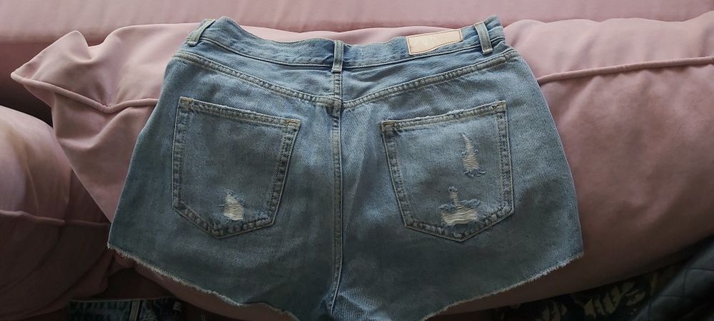 Szorty spodenki jeans Zara