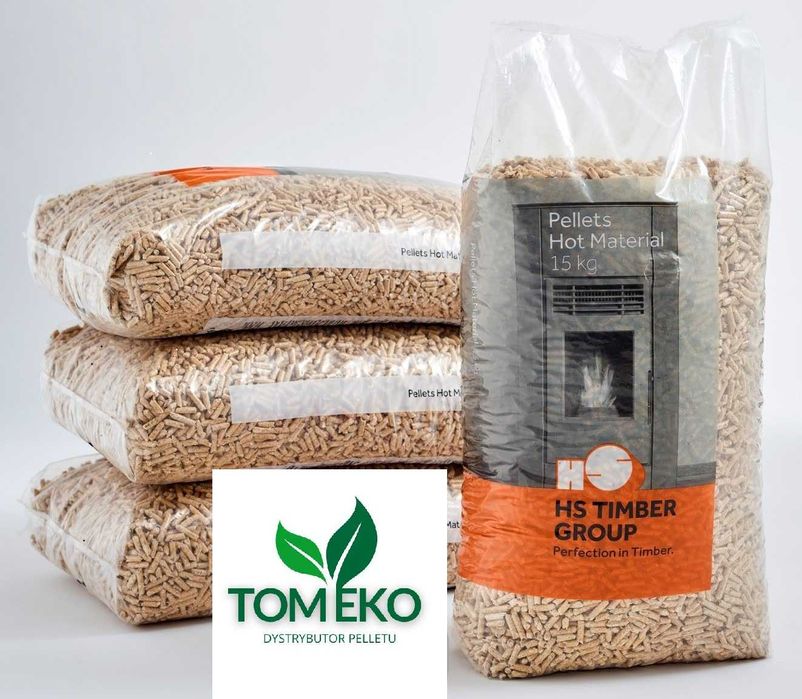 PELLET HS TIMBER certyfikowany A1 EN PLUS DIN PLUS pelet sosna Transport gratis  990 kg