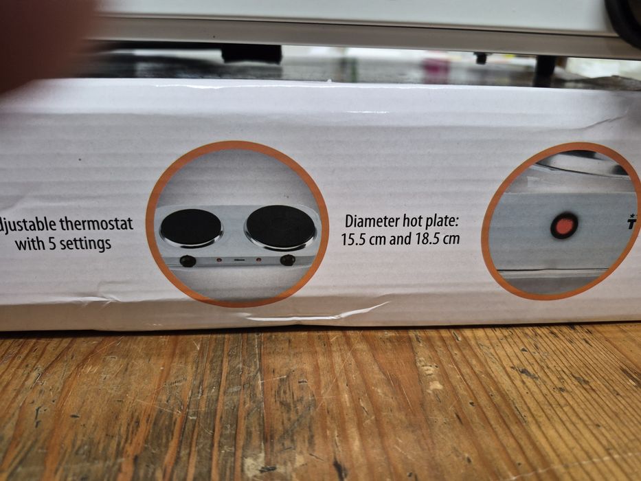 Kuchenka elektryczna 2 palnikowa