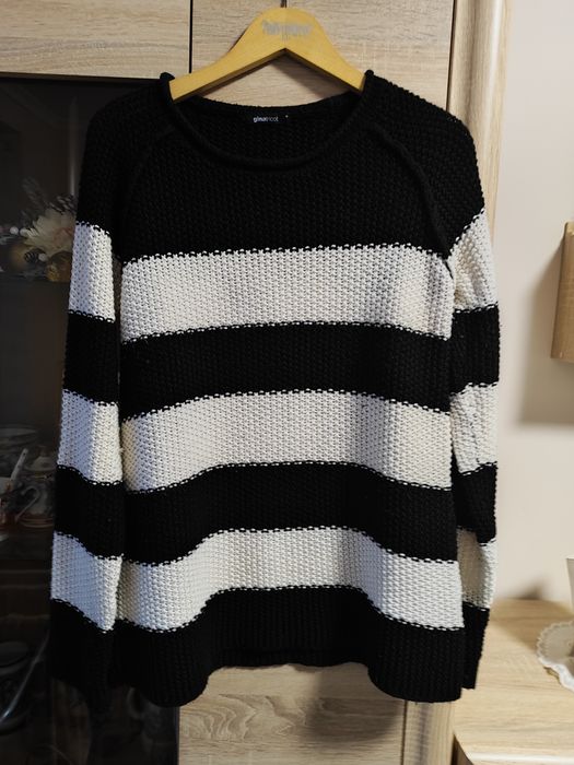 Sweter damski w paski M