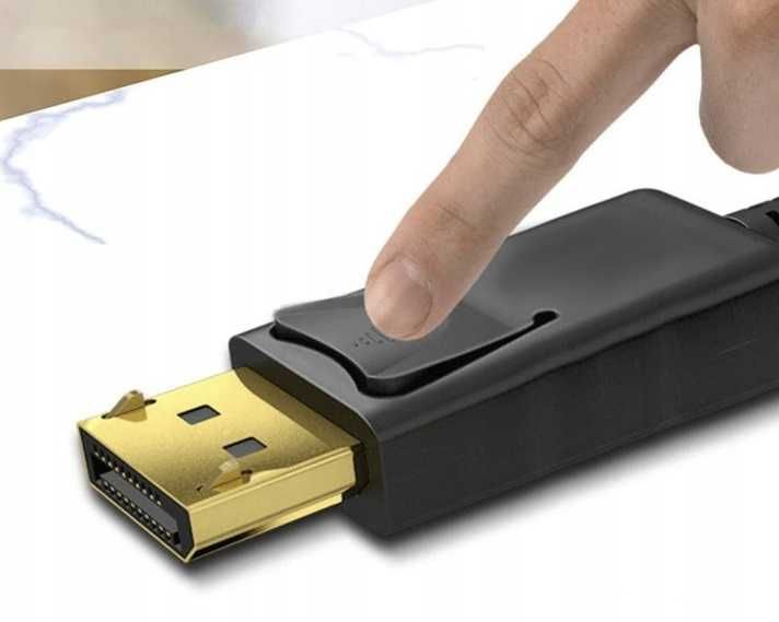 Kabel DisplayPort na DisplayPort DP-DP 4K 2m ** Video-Play Wejherowo