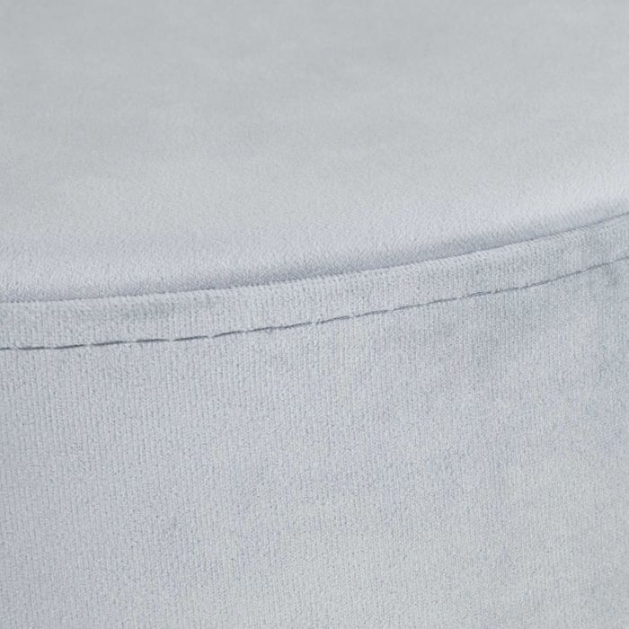 Pufa tapicerowana nowoczesna szara WADY