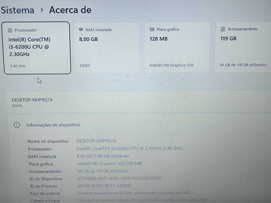 Lenovo E31 i5 SSD 128GB 8GB RAM