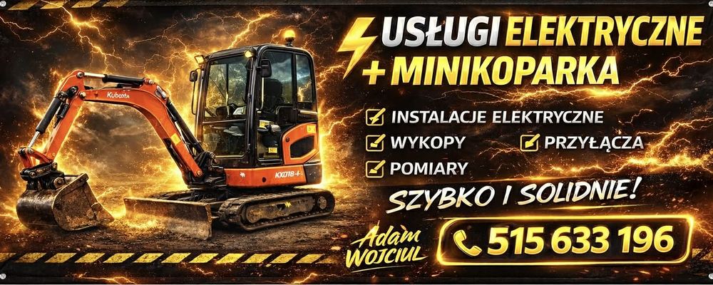 Usługi minikoparka