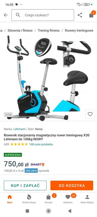 Rower stacjonarny Lehmann X30