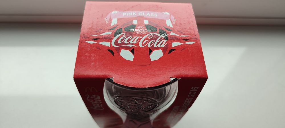 Szklanka Coca-Cola Euro 2016 nieużywana