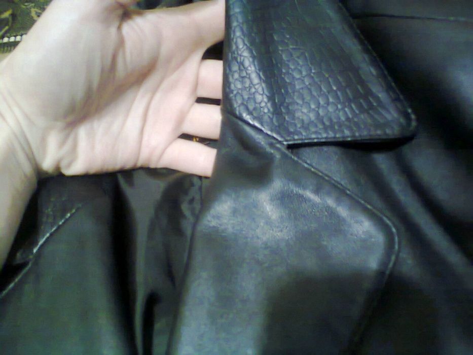 Пиджак из натуральной кожи