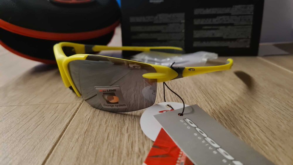 Nowe Okulary GOGGLE HOTBIRD CHANGE SYSTEM E660-2 Matt neon Yellow Grey