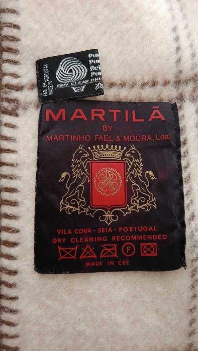 Cobertor em Pura Lã Virgem 250 cm x 240 cm. Impecável.