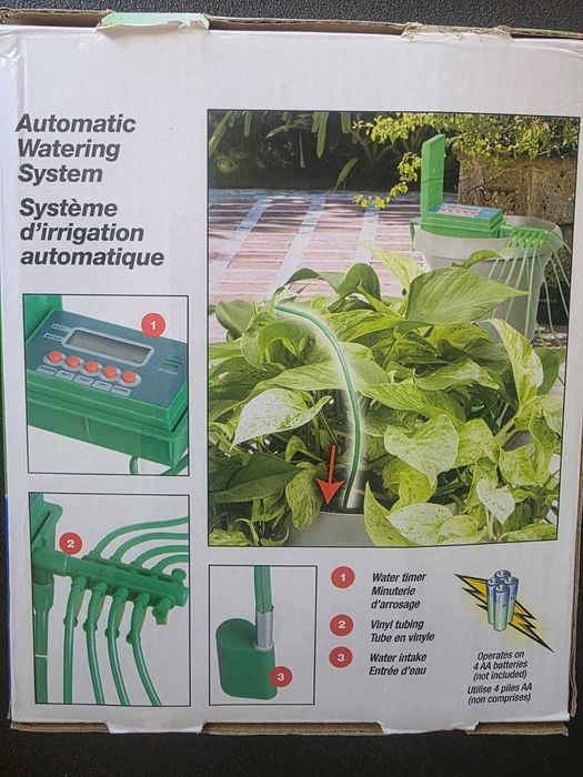Gratuito -  Sistema de rega automática (requer uma bomba nova)