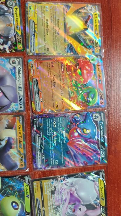 11 kart Pokemon EX i V - bez powtorek