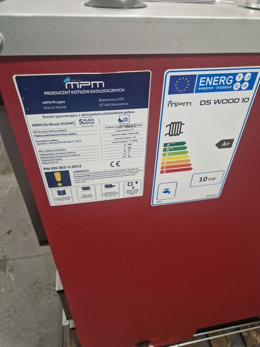 Piec kocioł na drewno MPM 10 kw 5 klasa - Nowy