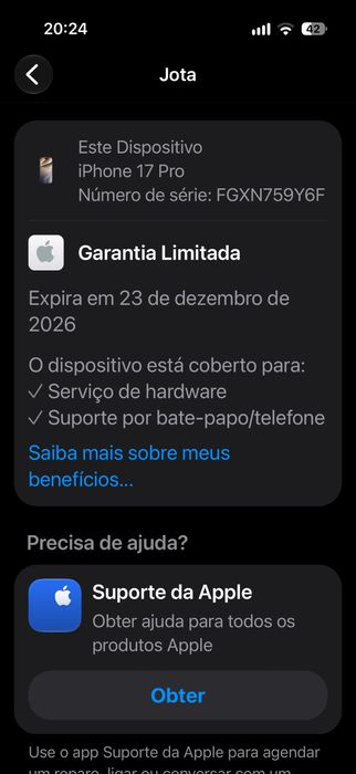 Para venda em Braga                                    Iphone 17 Pro