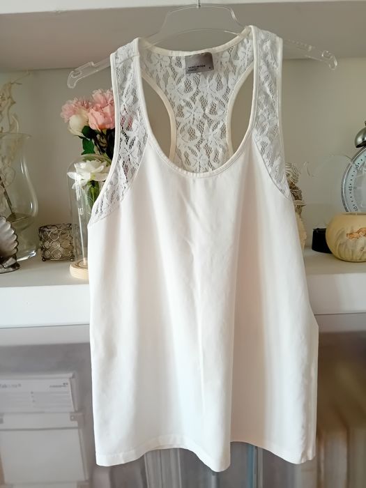 Vero moda bluzka damska w bieli XL