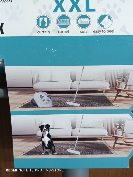 Rolka do czyszczenia dywanów,ubrań,tapicerki na kiju