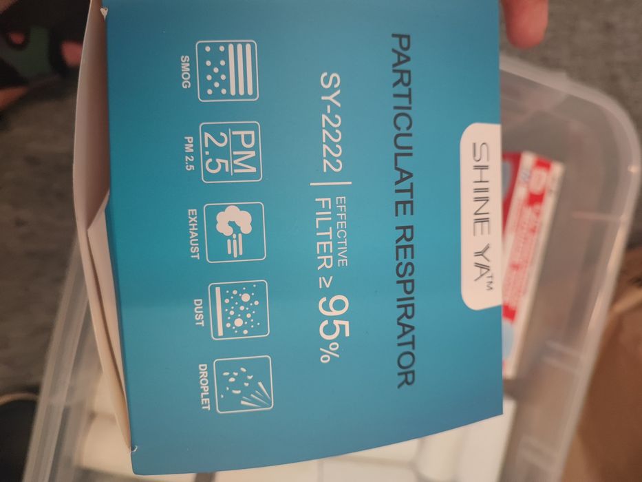 Maseczki przeciwpyłowe 50 sztuk